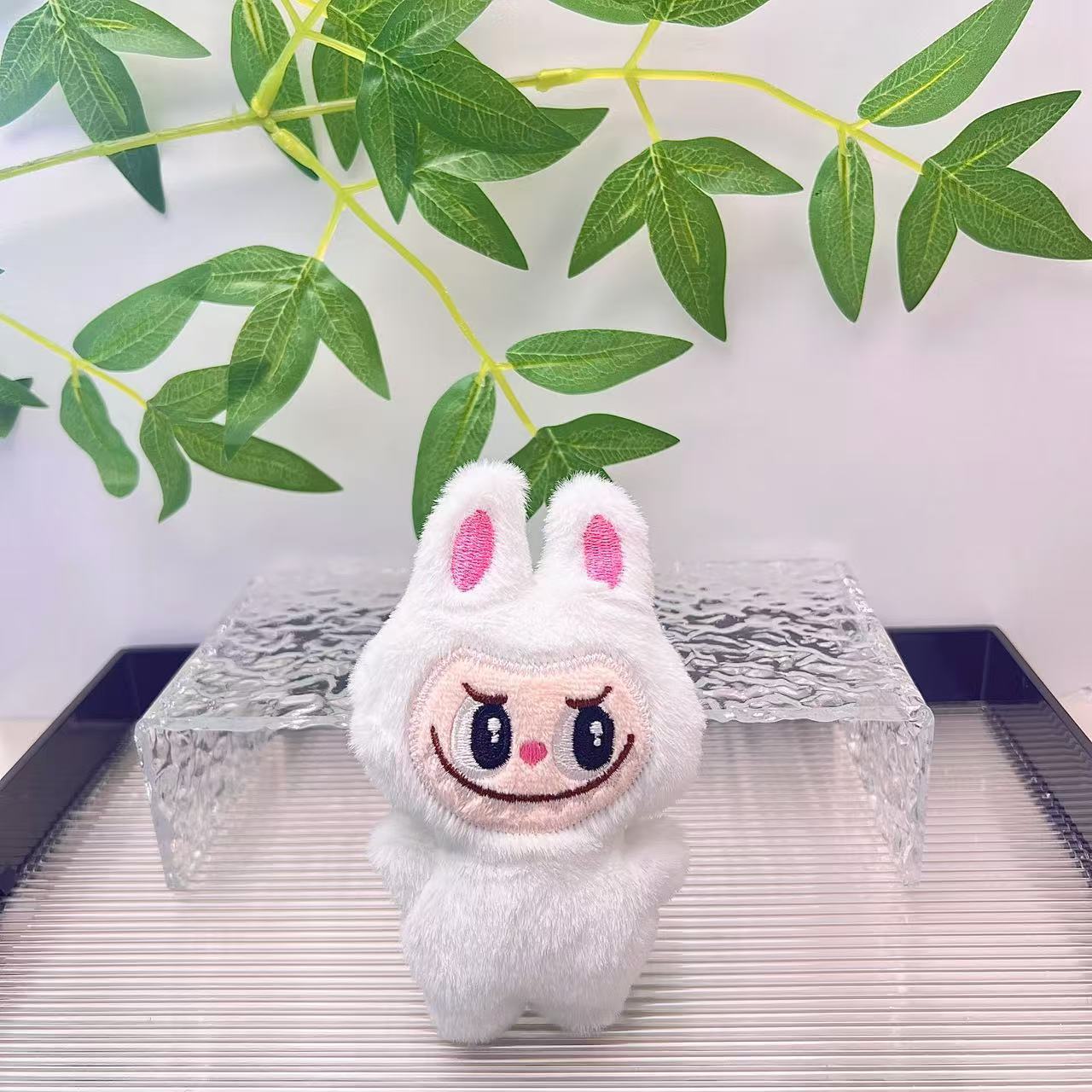 Cross-Border New Labubu Plush Toy Doll Labubu Pendant Doll Bubble Mart Doll Pendant Key