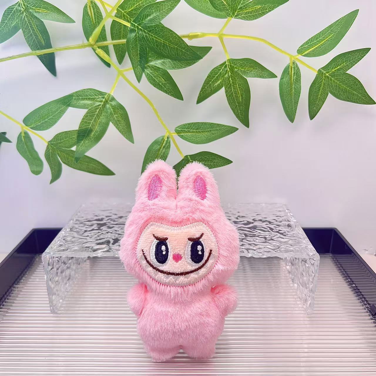 Cross-Border New Labubu Plush Toy Doll Labubu Pendant Doll Bubble Mart Doll Pendant Key