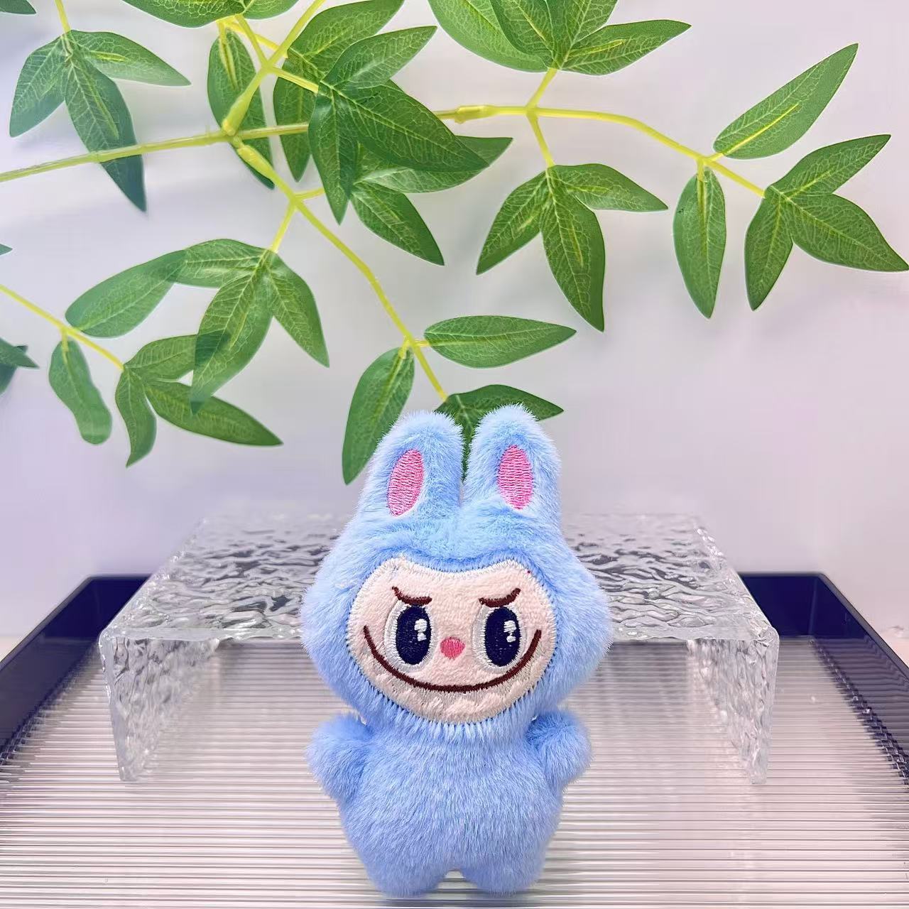 Cross-Border New Labubu Plush Toy Doll Labubu Pendant Doll Bubble Mart Doll Pendant Key